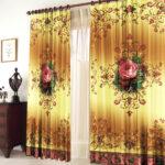 wide window curtains