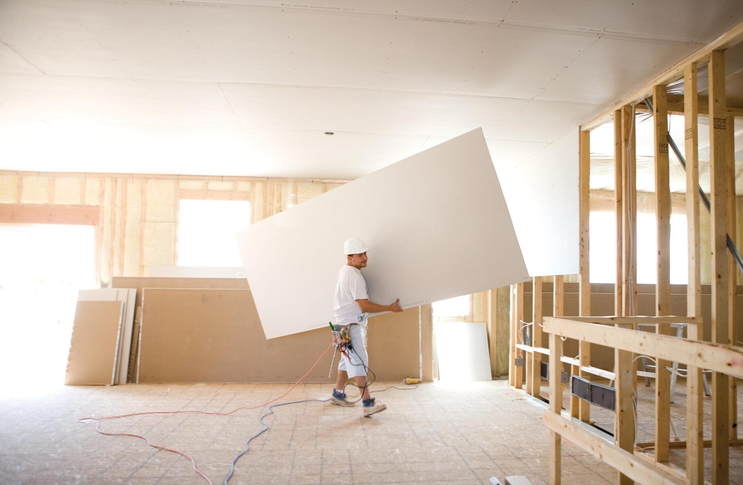 plasterboard wall