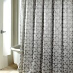 fabric curtain for bathroom photo decoration