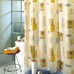 fabric curtain for bathroom decoration photo