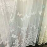 tulle with butterflies