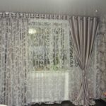 lace tulle with curtains