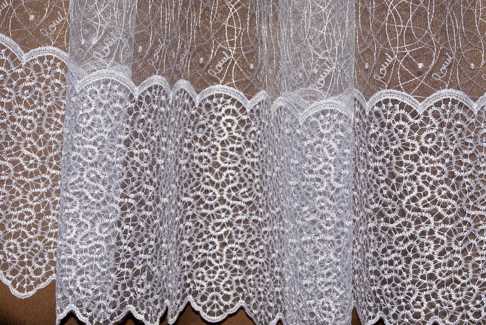 spider web with lace