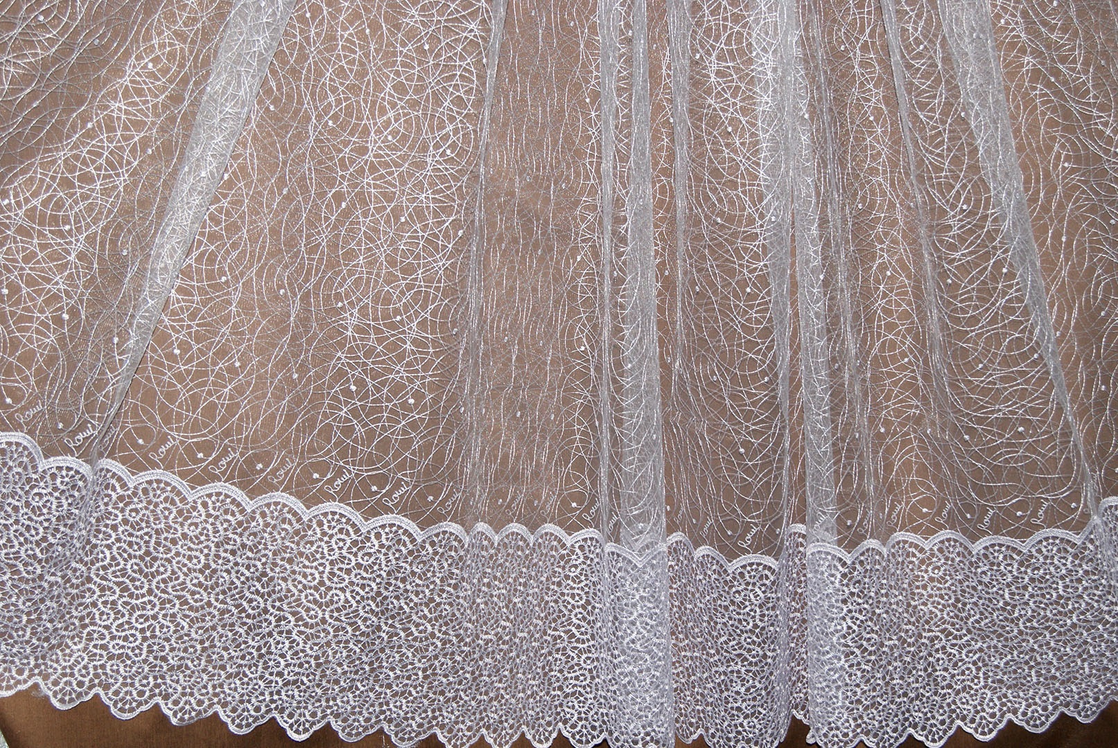 tulle spider web white