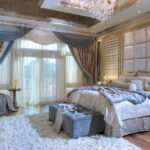 tulle in the bedroom design photo