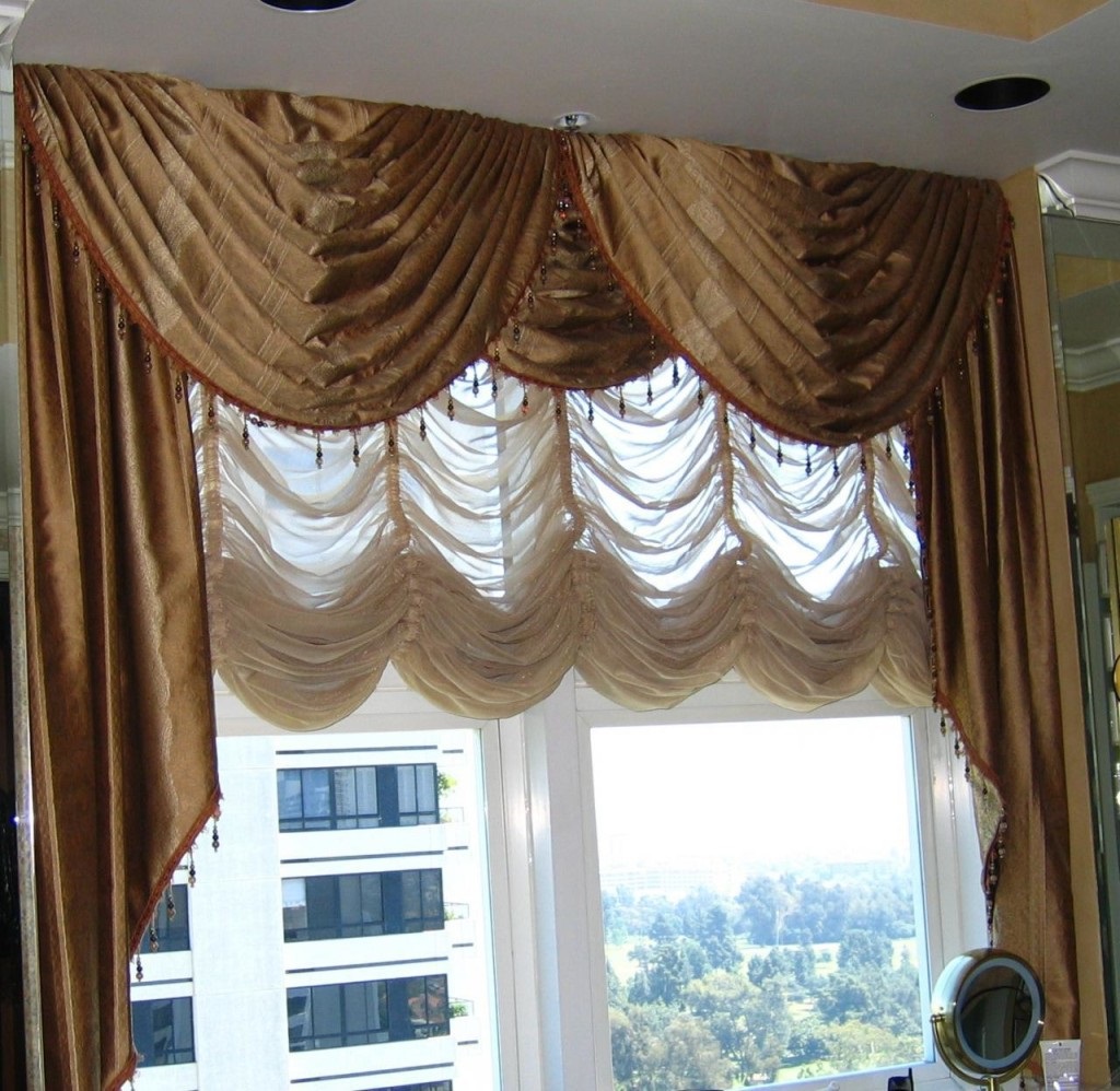 control of French curtains