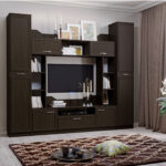 wenge furniture wardrobe in the living room