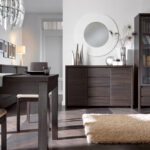 wenge furniture chest of drawers and table