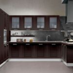 wenge furniture in the kitchen set