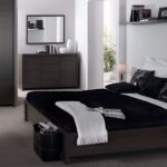 furniture wenge bed and bedside table