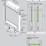 schéma d'installation de porte d'armoire