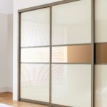 wardrobe with strip insert