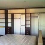 wardrobe in the bedroom without doors