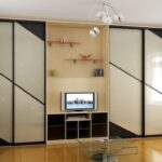 armoire avec télévision