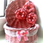 box wicker pink