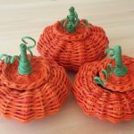 box wicker pumpkin