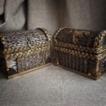 box wicker chests