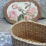 wicker box beige