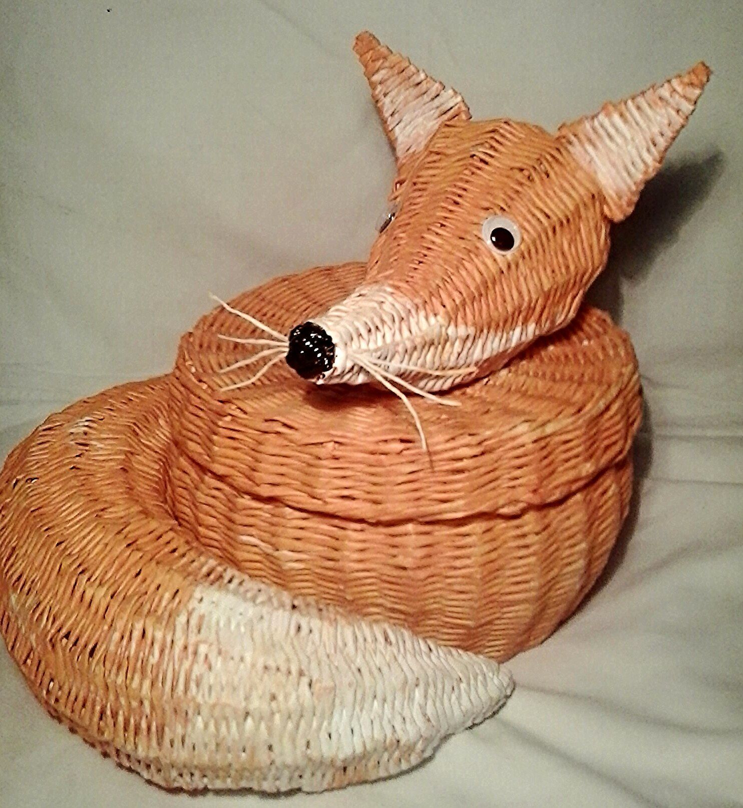 box fox from newspaper tubes