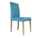 chaise en bois bleu