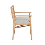 chaise en bois gris