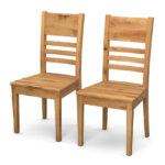 wooden chair 2 pieces