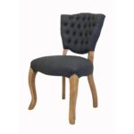 chair wooden soft gray