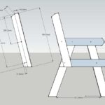 folding chair drawing