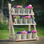 flower stand with bucket-pots