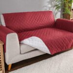 bright quilted bedspread