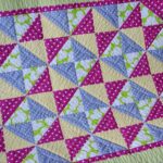 rules for sewing in a patchwork technique