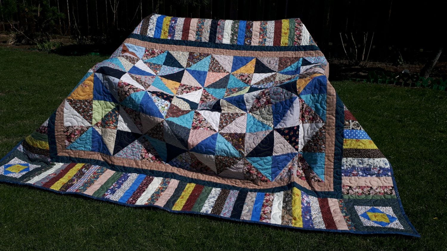 how to sew a patchwork quilt