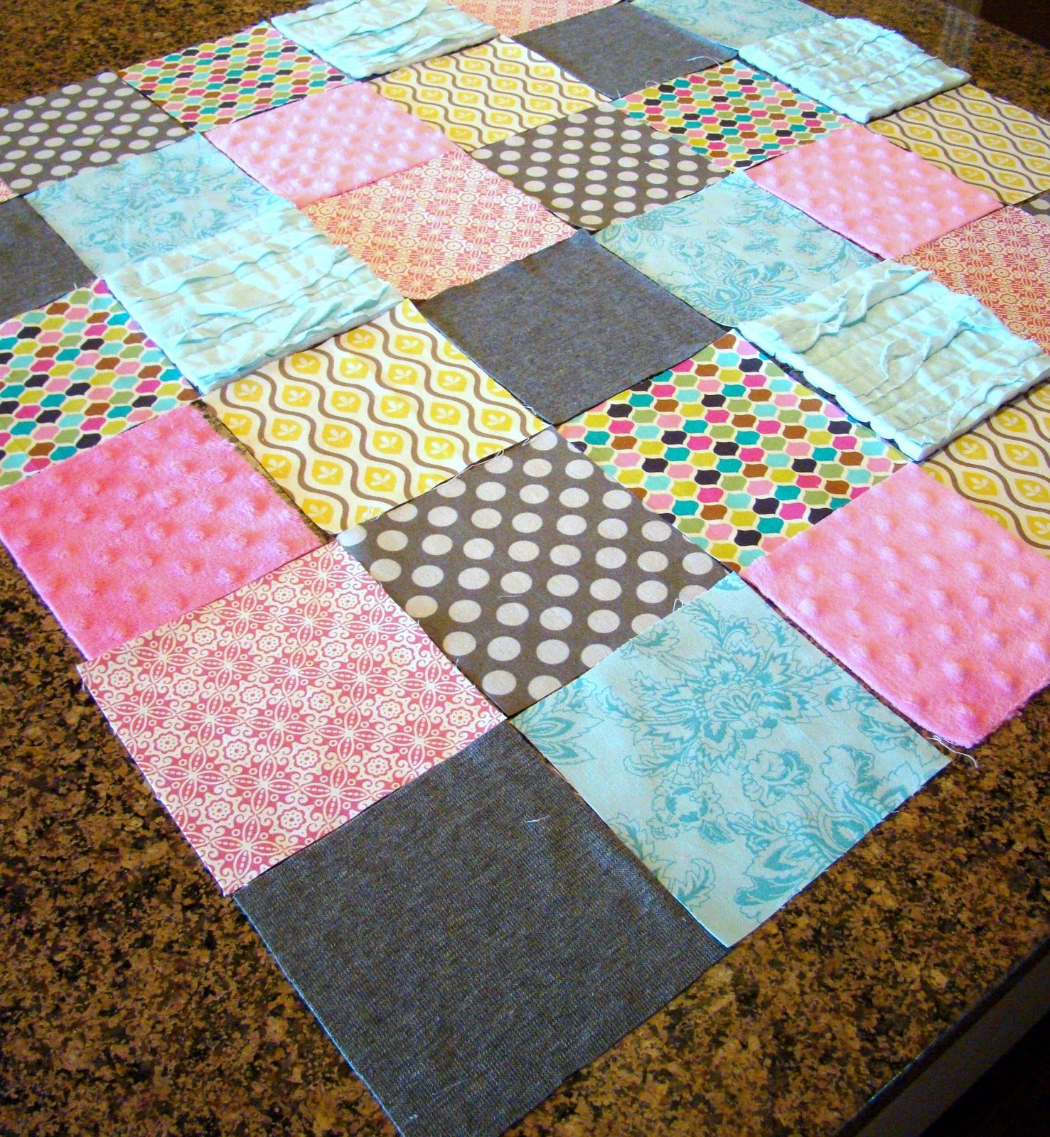 how to sew a baby patchwork quilt