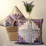 pillow in patchwork technique