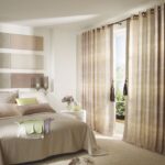 beige shades in the bedroom