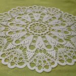 white openwork napkin