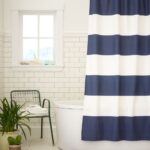 striped curtain