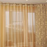 beige curtain