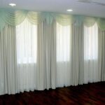 curtains on a large window