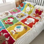 blanket with cartoon characters