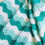 blanket turquoise waves