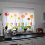 blinds with flowers