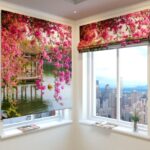 landscape on roller blinds