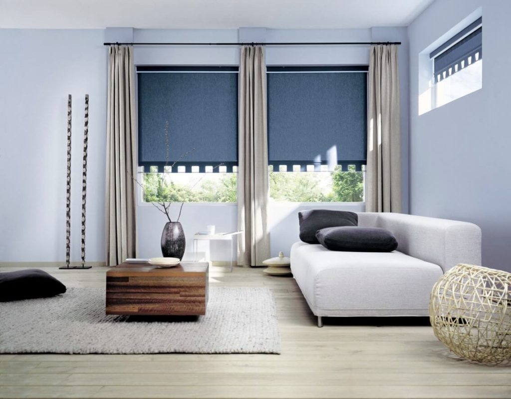 selection of roller blinds