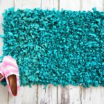 tapis turquoise