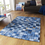 vieux tapis de jeans