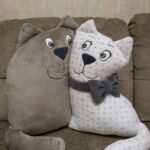 pillows couple in love