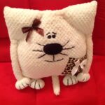 pillow-cat made of fabric