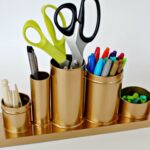 organizer in gold color