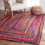 how to weave a rug from ribbons